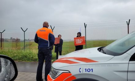 Actievoerders tegen vliegveld bedreigd met arrestatie