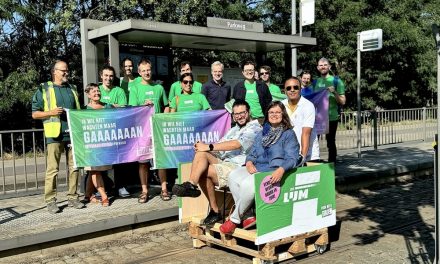 Groen neemt ongebruikte tramsporen in gebruik