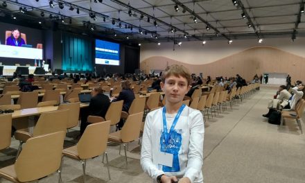 Een drukke dag voor Ferre op de klimaatconferentie